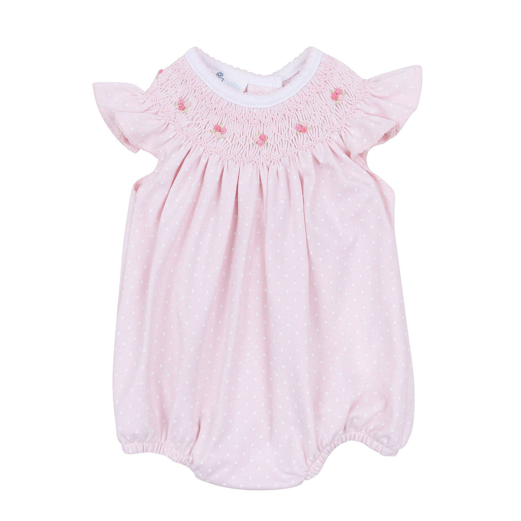 Mia's Classics Bishop Short Sleeve Bubble - Pink