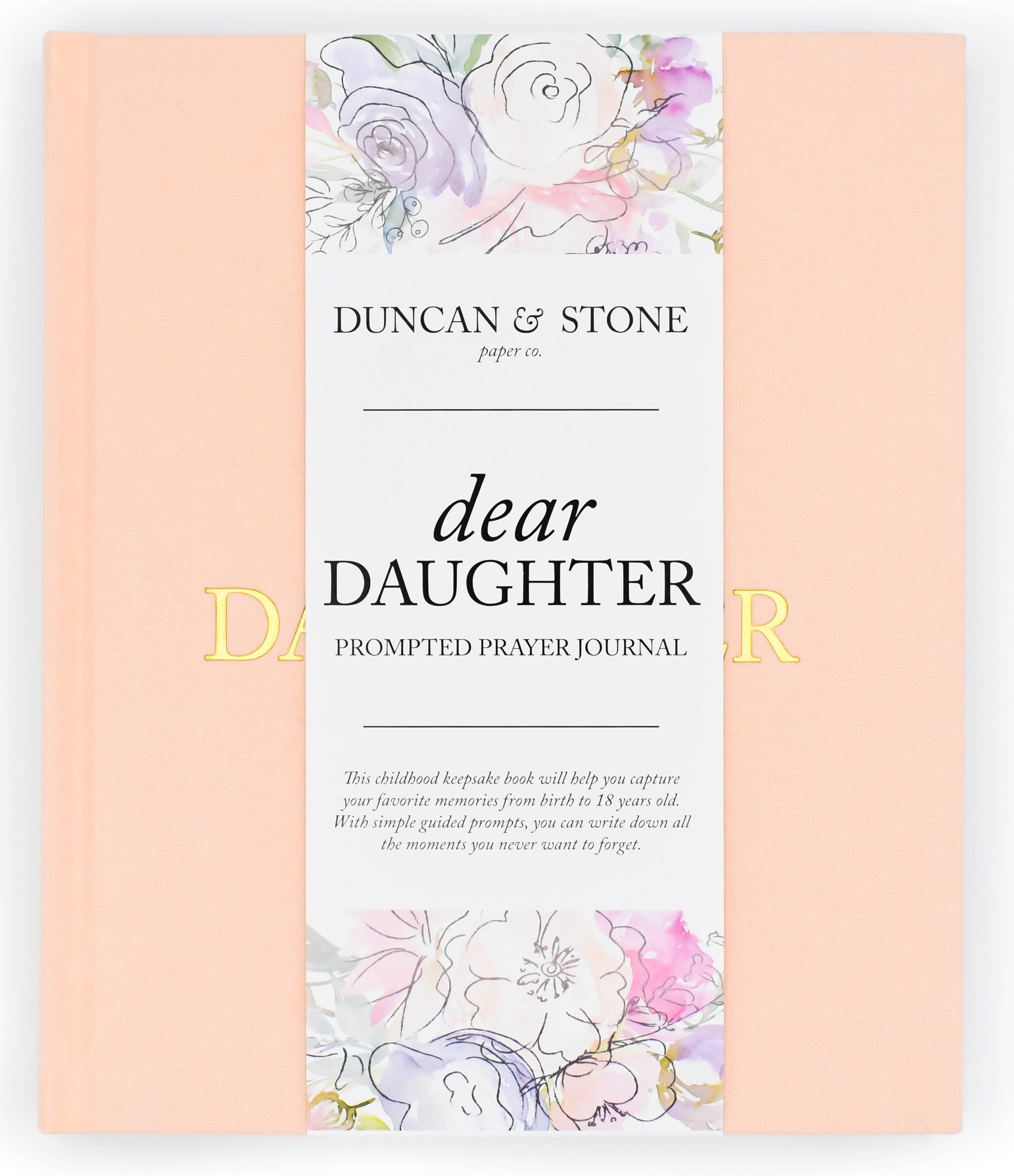 Dear Daughter Childhood Keepsake Book | Mother's Day Gift