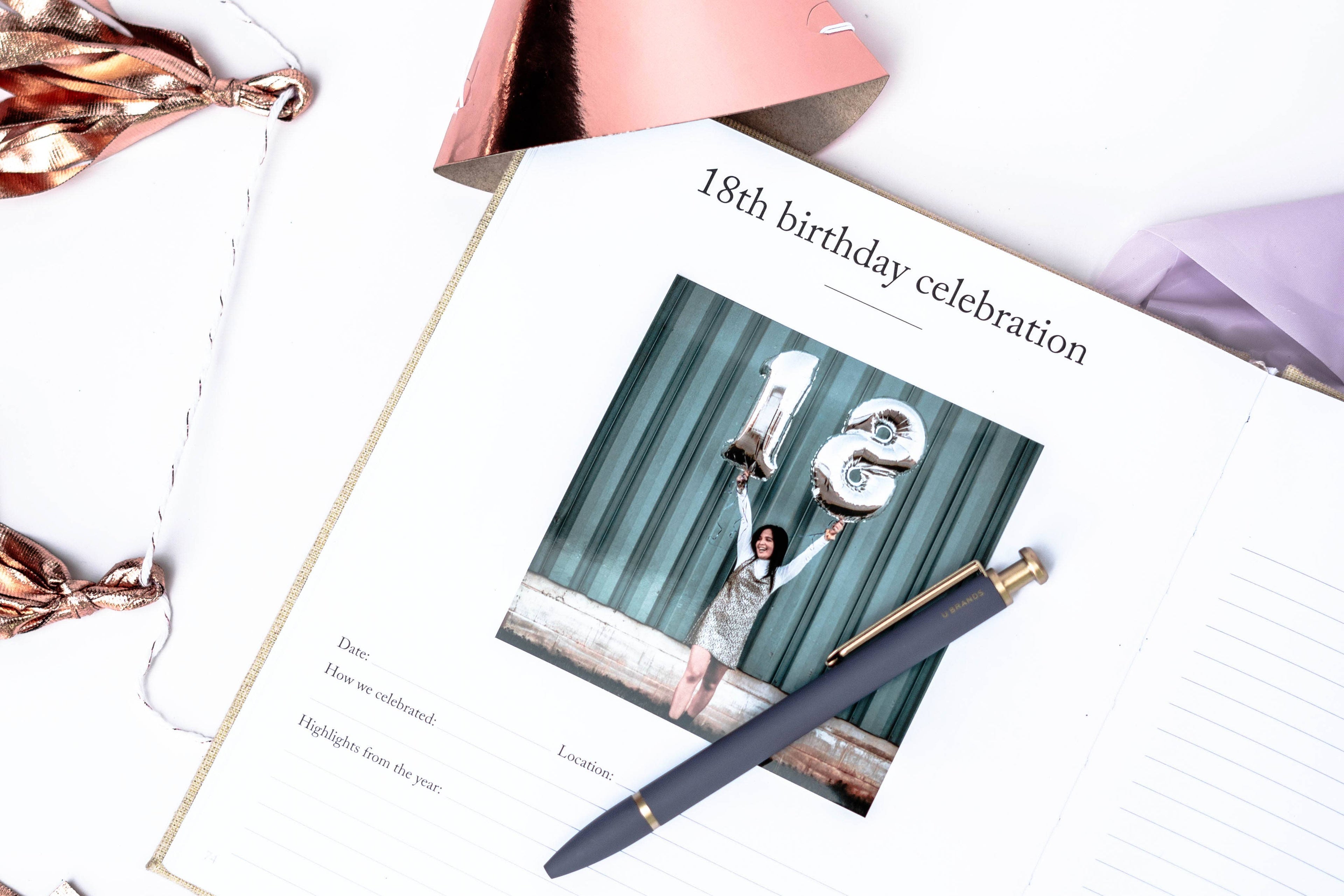 Birthday Memory Book | Birthday Guest Book | Christmas Gift