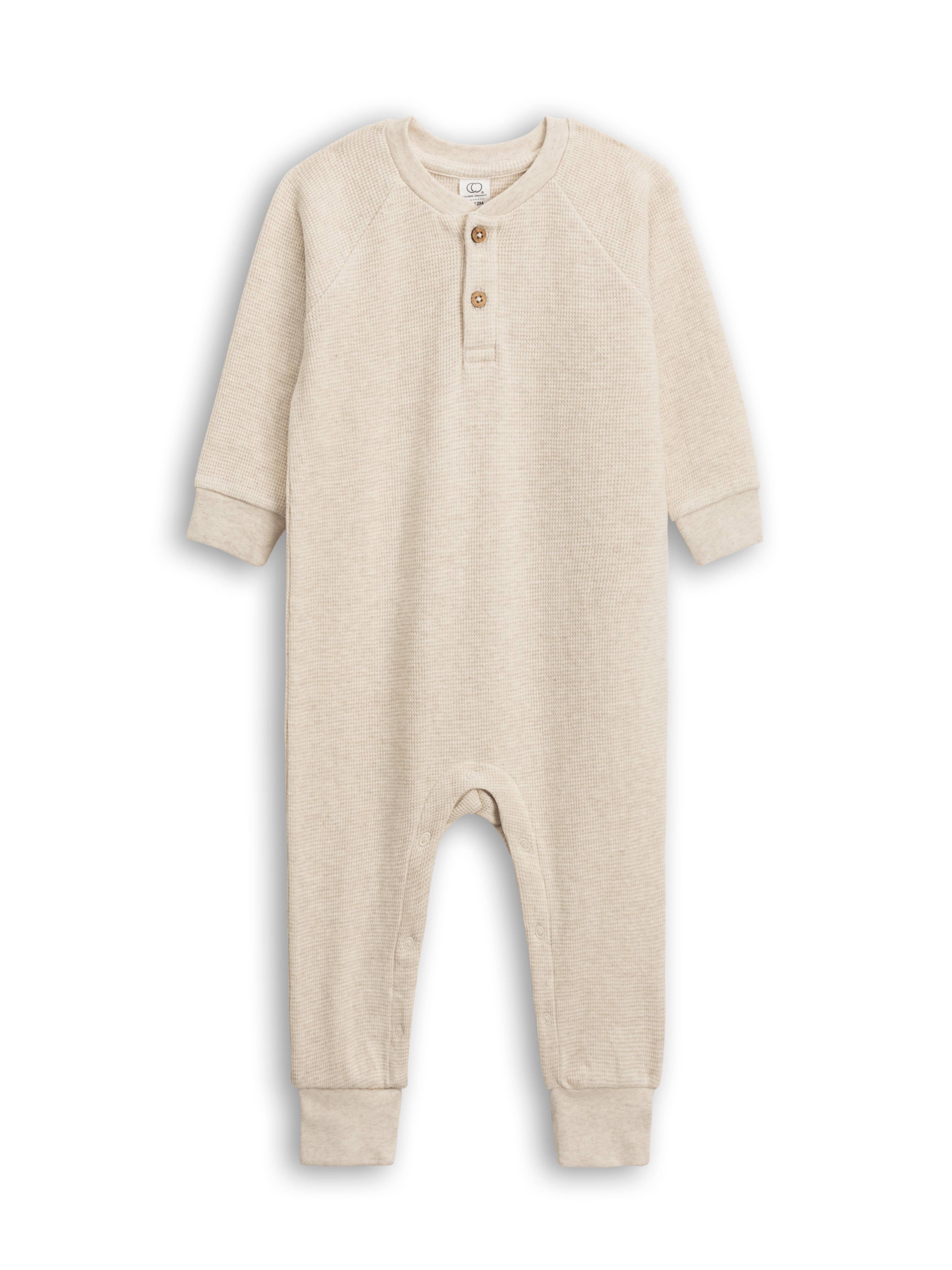 Crosby Waffle Knit Henley Romper