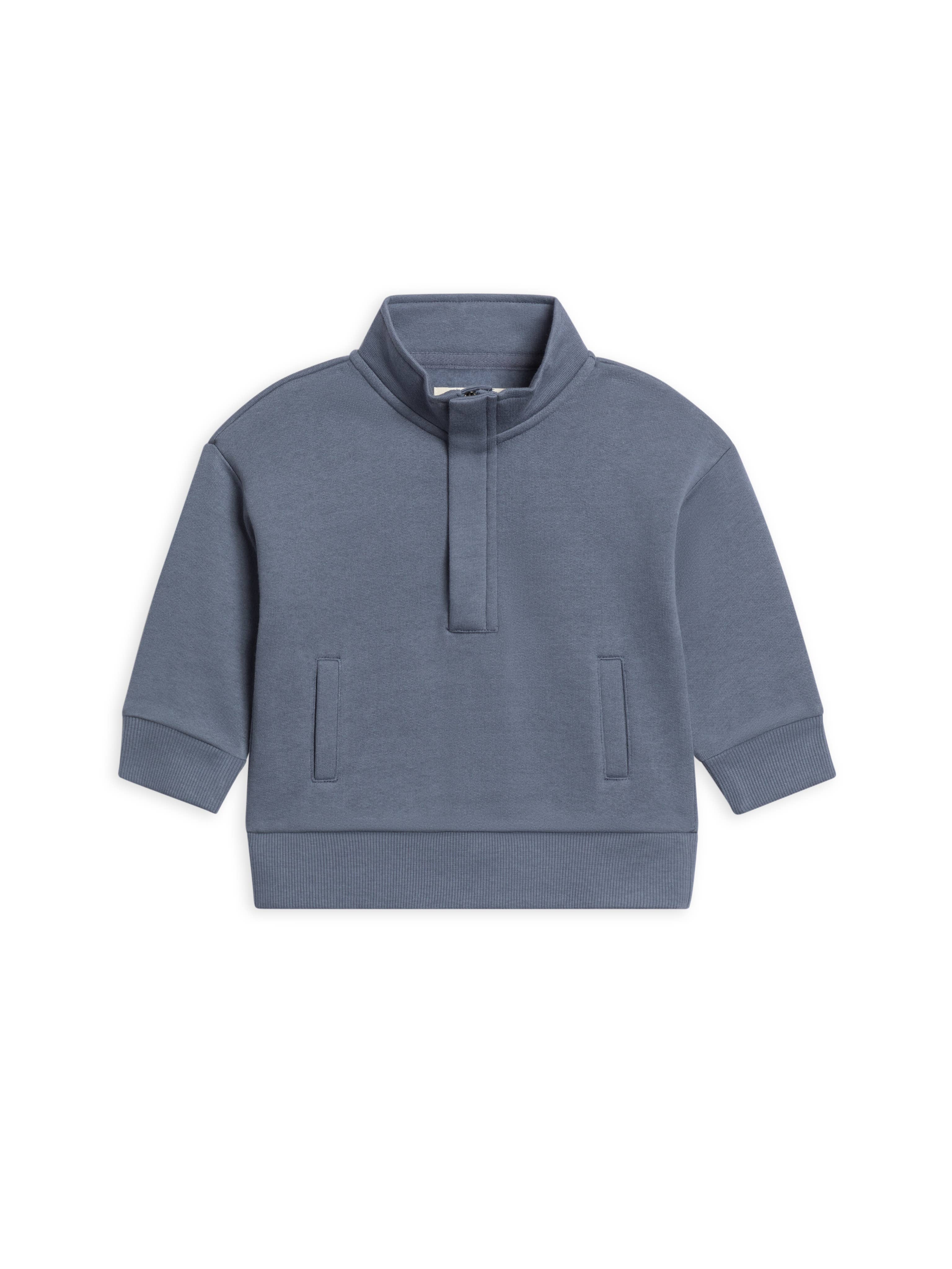 Eunan Fleece Half Zip Pullover Sweatshirt