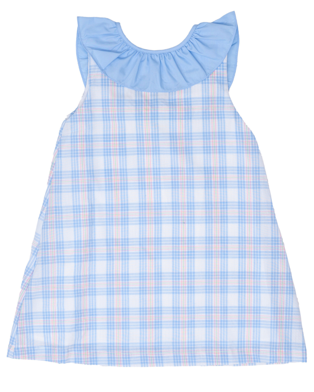 Ally Kole Pink & Blue Plaid Dress