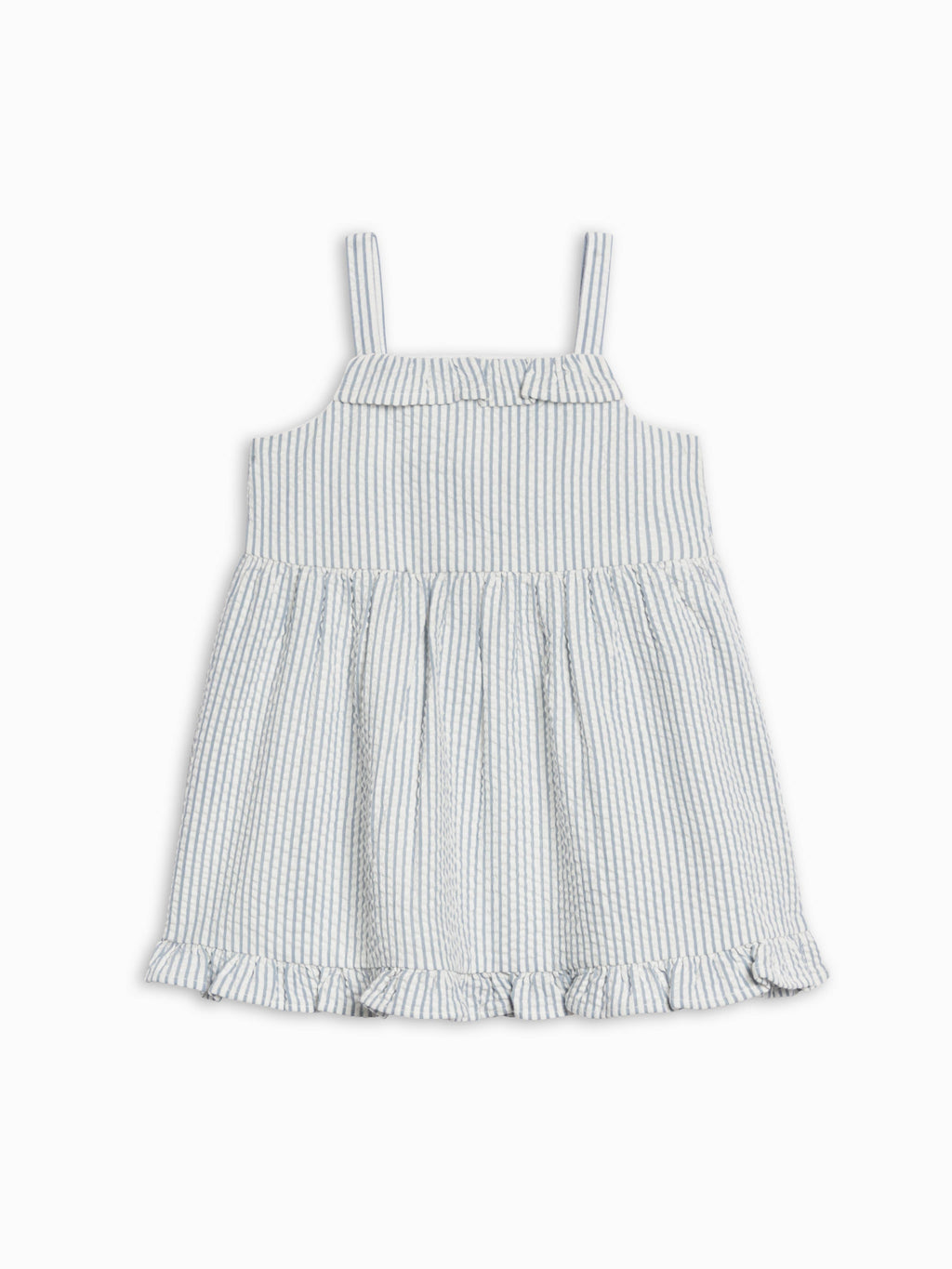 Juliette Seersucker Tank Dress - Shore Stripe / Sea